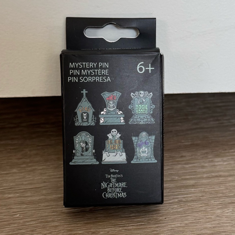 Loungefly Nightmare Before Christmas Mystery Pin Blind Box NBC Tombstone NWT
